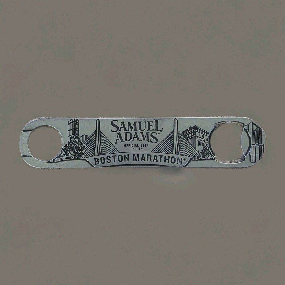 Samuel Adams Boston Marathon 2022 Bar Blade Bottle Opener Beer Promo Tool